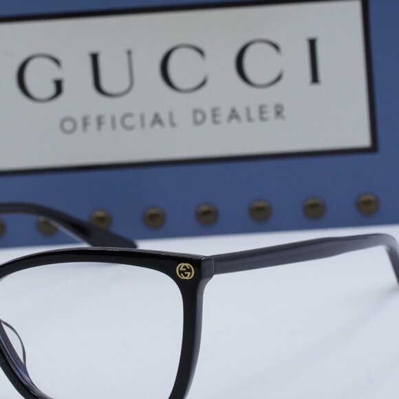 Final Price! Gucci GG0025O 001 Black Eyeglasses - Picture 4 of 10